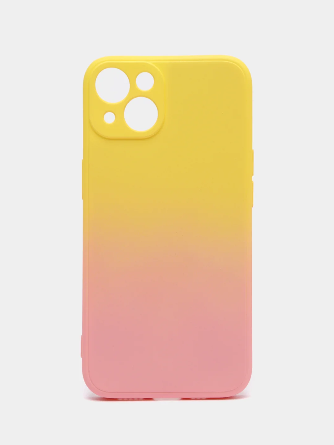 Желтый чехол для iPhone 11 / 12 / 13 Pro Max силиконовый айфон про макс