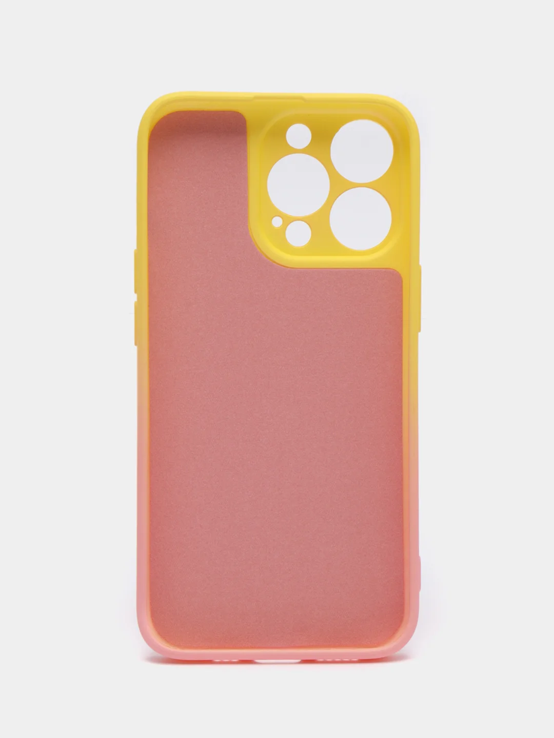 Желтый чехол для iPhone 11 / 12 / 13 Pro Max силиконовый айфон про макс