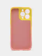 Желтый чехол для iPhone 11 / 12 / 13 Pro Max силиконовый айфон про макс