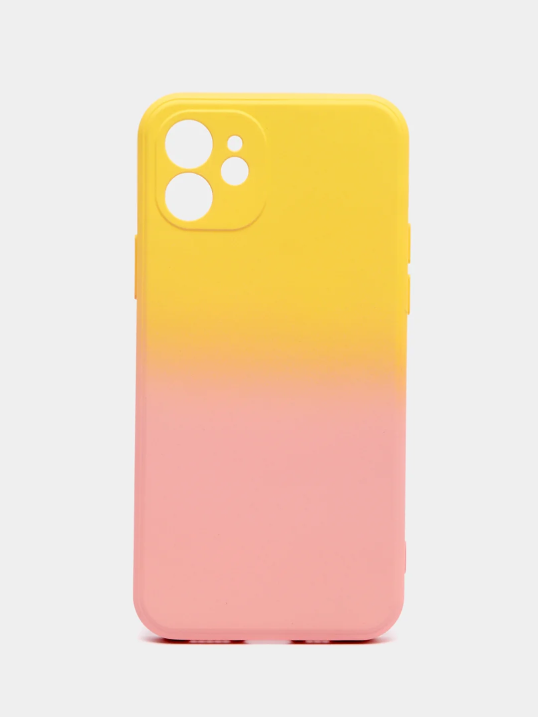 Желтый чехол для iPhone 11 / 12 / 13 Pro Max силиконовый айфон про макс