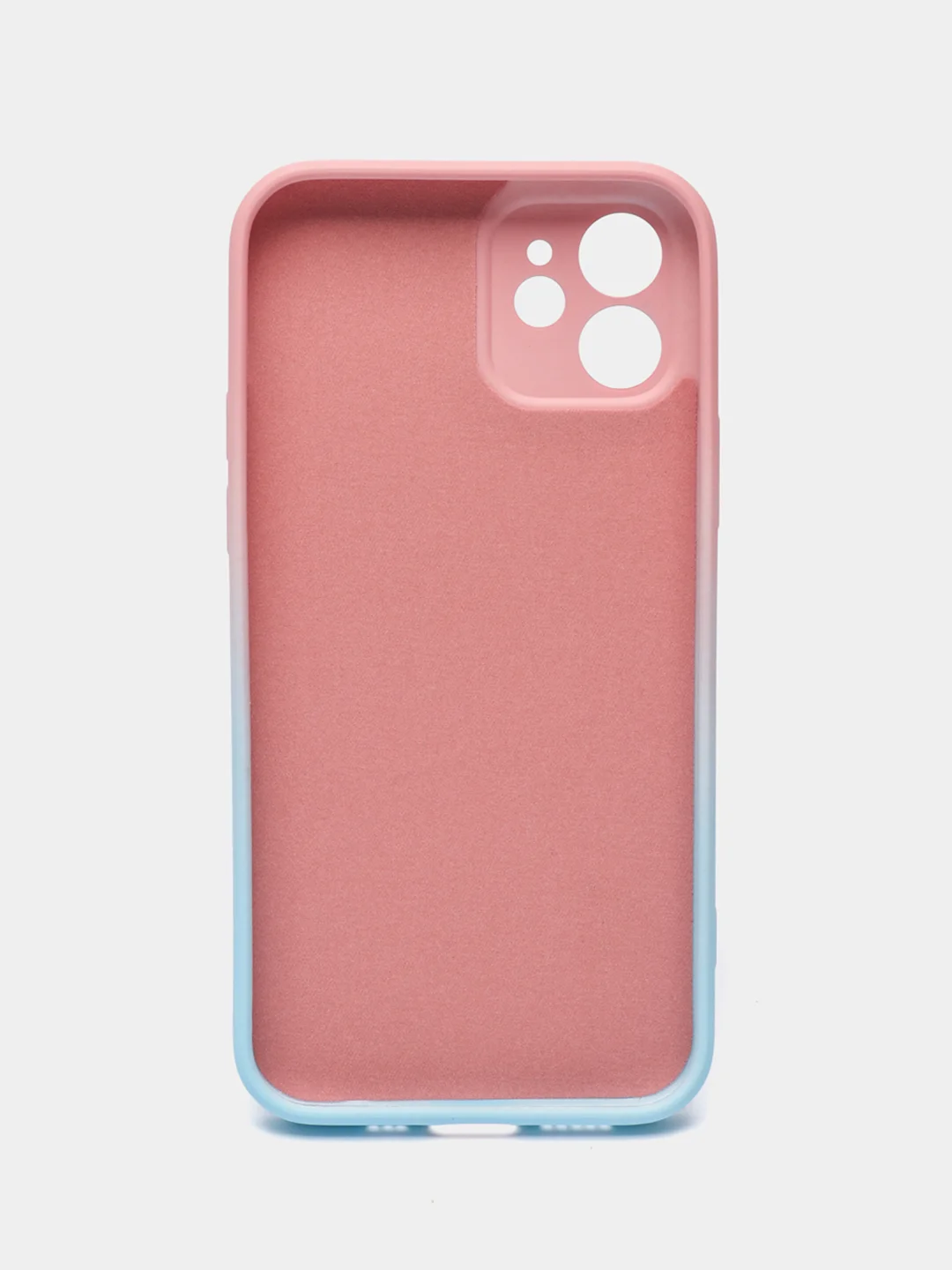 Розовый чехол для iPhone 11 / 12 / 13 Pro Max силиконовый айфон про макс
