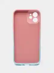 Розовый чехол для iPhone 11 / 12 / 13 Pro Max силиконовый айфон про макс
