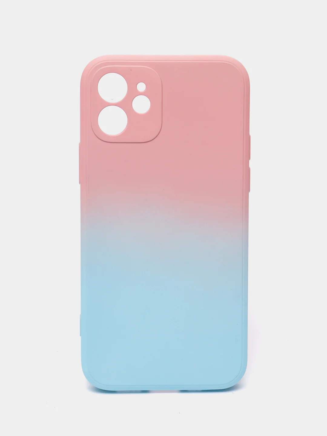 Розовый чехол для iPhone 11 / 12 / 13 Pro Max силиконовый айфон про макс