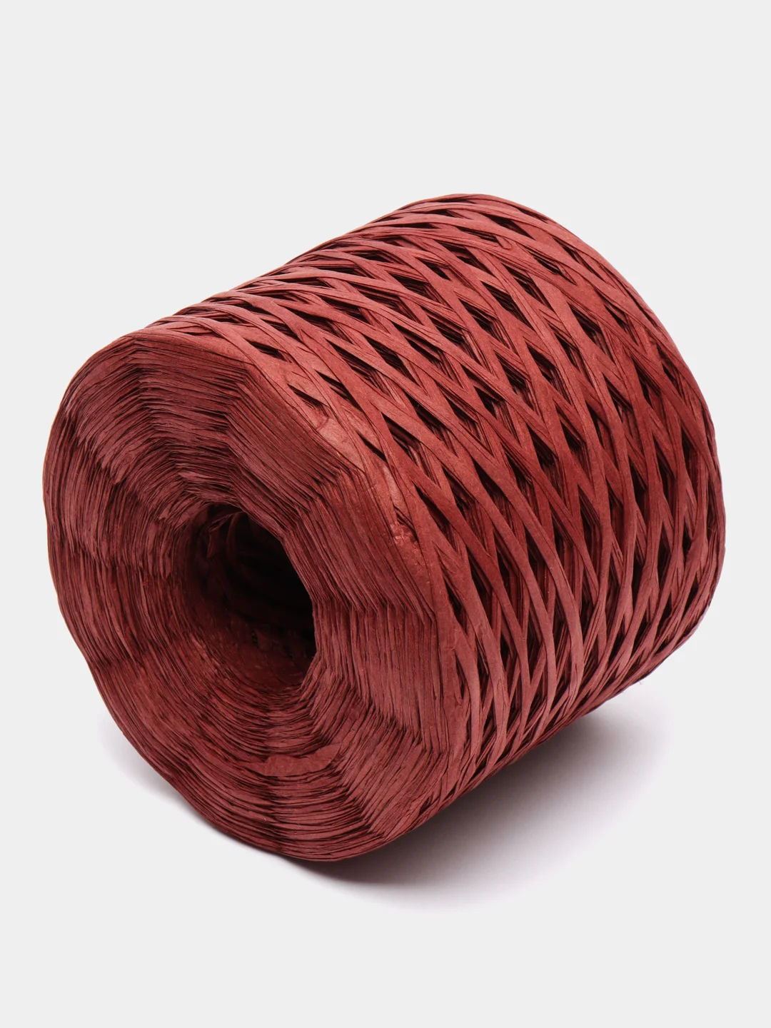 Бордовый raffia T целлюлоза, 200 гр, 200 м