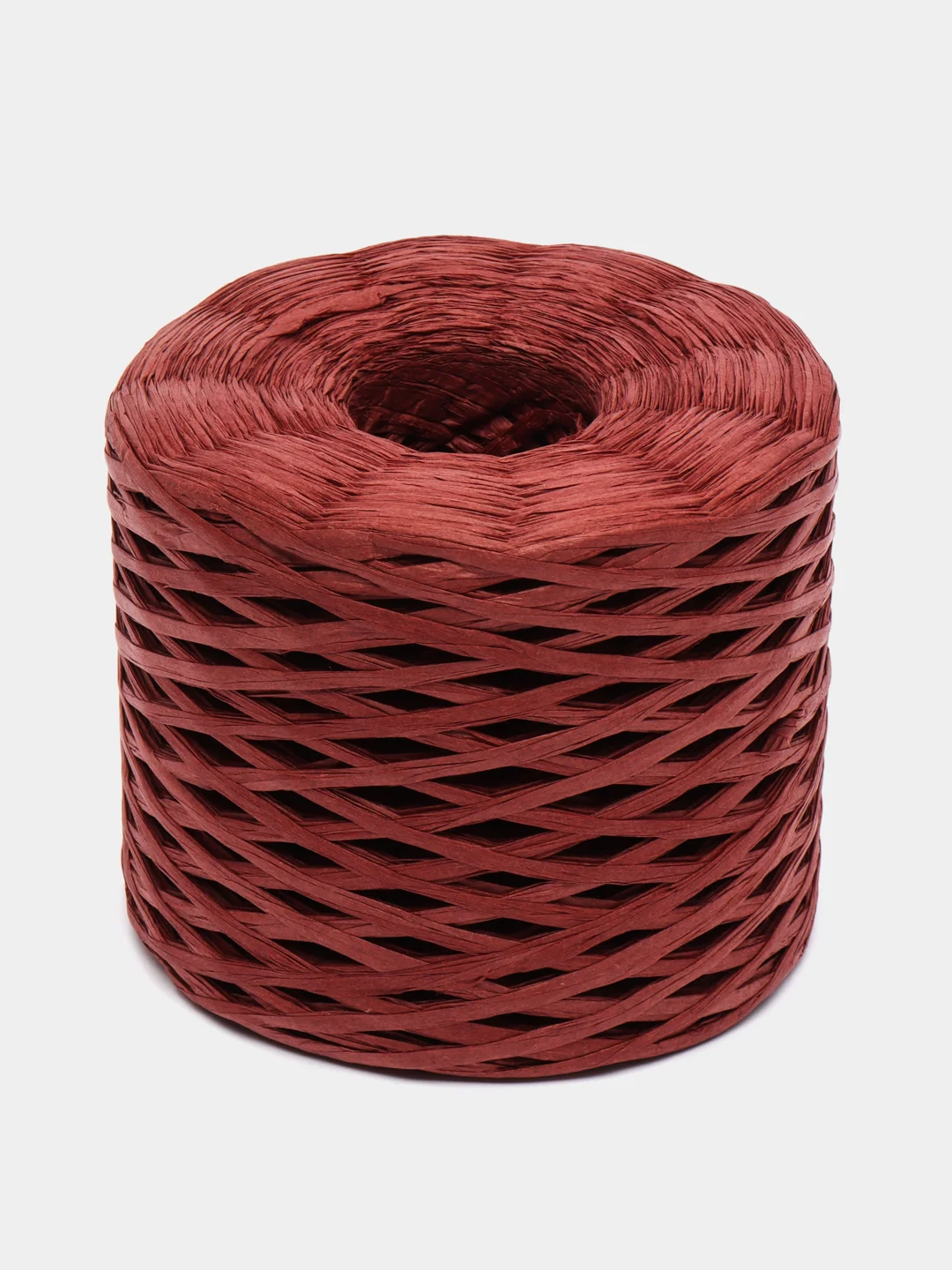 Бордовый raffia T целлюлоза, 200 гр, 200 м