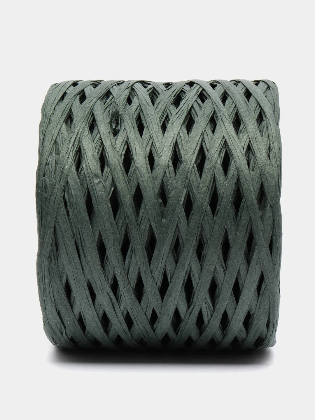 Зелёный хаки raffia T целлюлоза, 200 гр, 200 м