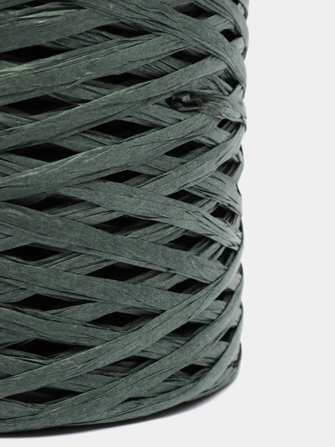 Зелёный хаки raffia T целлюлоза, 200 гр, 200 м