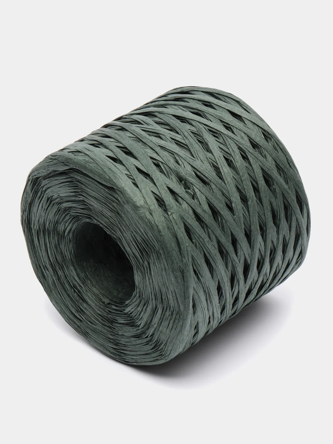 Зелёный хаки raffia T целлюлоза, 200 гр, 200 м