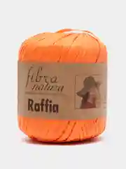 Оранжевый пряжа Fibranatura Raffia, 40 г, 90 м