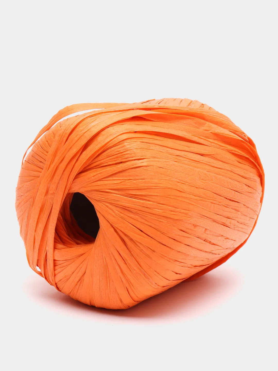 Оранжевый пряжа Fibranatura Raffia, 40 г, 90 м