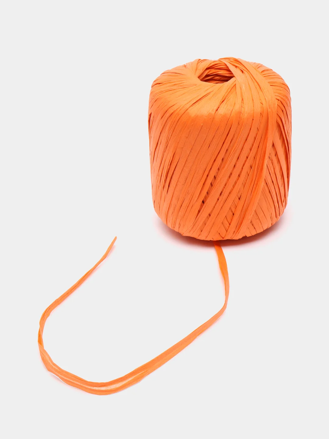Оранжевый пряжа Fibranatura Raffia, 40 г, 90 м