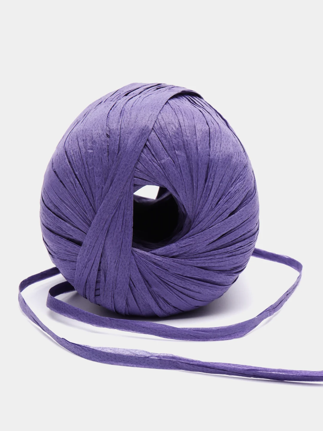 Фиолетовый пряжа Fibranatura Raffia, 40 г, 90 м