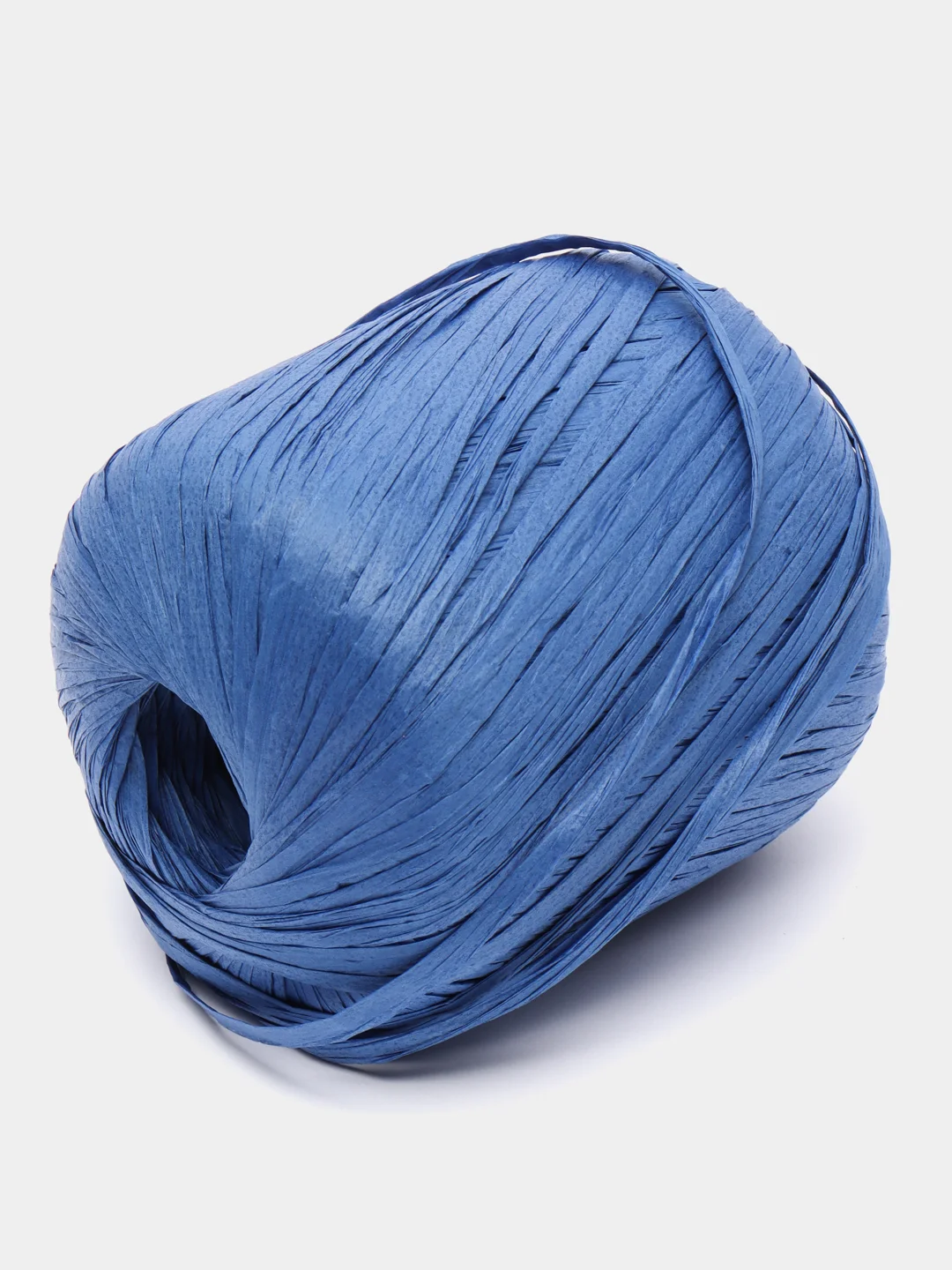 Синий пряжа Fibranatura Raffia, 40 г, 90 м