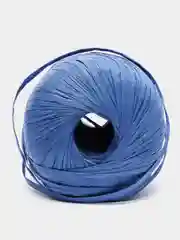 Синий пряжа Fibranatura Raffia, 40 г, 90 м