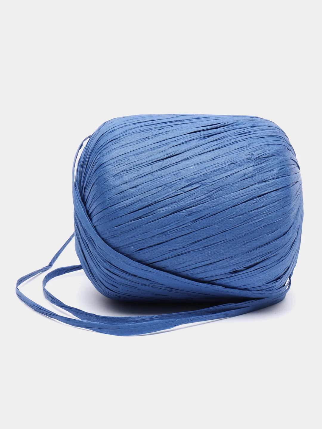 Синий пряжа Fibranatura Raffia, 40 г, 90 м