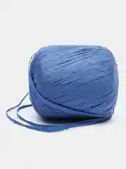 Синий пряжа Fibranatura Raffia, 40 г, 90 м