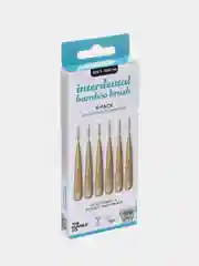 Бамбуковые межзубные ершики Bamboo interdental brush, размер 3, цвет голубой
