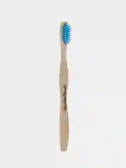 Зубная щетка для взрослых HUMBLE BRUSH из бамбука, голубая, щетина средней жесткости