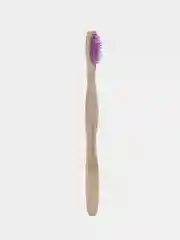 Зубная щетка для взрослых HUMBLE BRUSH из бамбука, фиолетовая, щетина средней жесткости