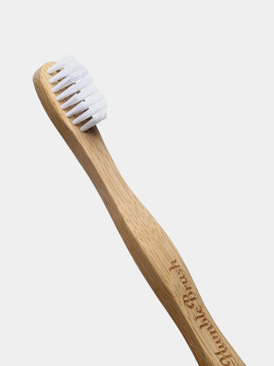 Детская зубная щетка HUMBLE BRUSH KIDS из бамбука, белая, ультрамягкая щетина