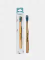 Детская зубная щетка HUMBLE BRUSH KIDS из бамбука, голубая, ультрамягкая щетина