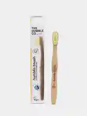 Детская зубная щетка HUMBLE BRUSH KIDS из бамбука, желтая, ультрамягкая щетина