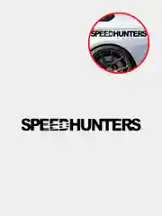 Черный наклейка на авто "SPEEDHUNTERS"
