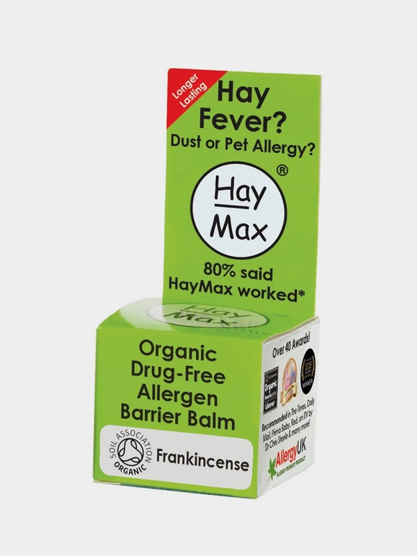 HAY MAX органический бальзам от аллергии 5 мл ,Ладан