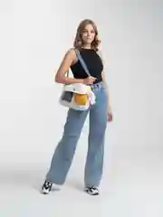 Коралловый шоппер плюшевый с медвежатами, женский, через плечо