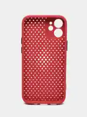 Коралловый чехол силиконовый с перфорацией для Айфон  iPhone 11 /11 Pro / 11 Pro Max / 12