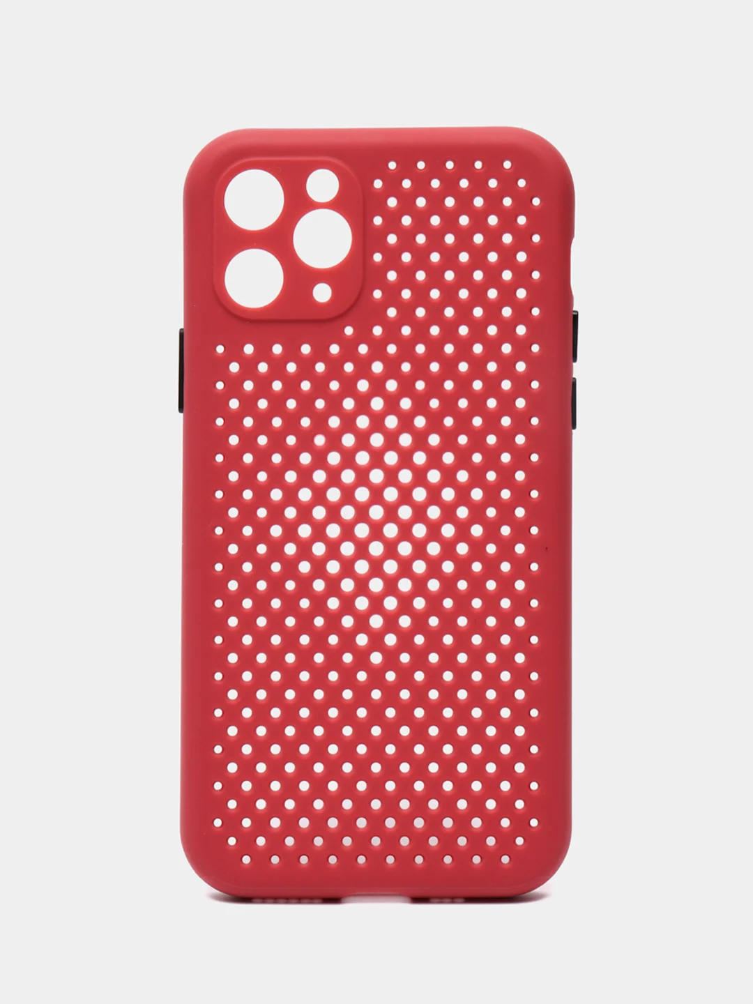 Коралловый чехол силиконовый с перфорацией для Айфон iPhone 11 /11 Pro / 11 Pro Max / 12