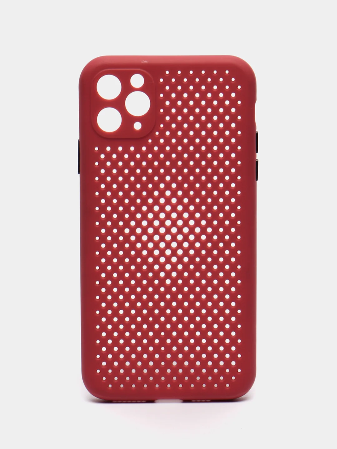 Коралловый чехол силиконовый с перфорацией для Айфон iPhone 11 /11 Pro / 11 Pro Max / 12