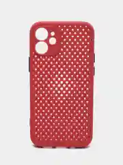 Коралловый чехол силиконовый с перфорацией для Айфон  iPhone 11 /11 Pro / 11 Pro Max / 12