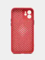 Коралловый чехол силиконовый с перфорацией для Айфон  iPhone 11 /11 Pro / 11 Pro Max / 12