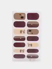 Хаки лаковые полоски  маникюр топ лак лаковые наклейки для ногтей слайдер для педикюра