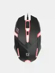 Игровая мышь с подсветкой Defender,1200 dpi,черный