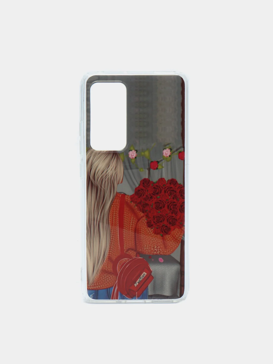 Красный чехол с рисунком XIAOMI 12X / XIAOMI 12