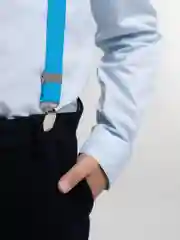 Голубой подтяжки детские