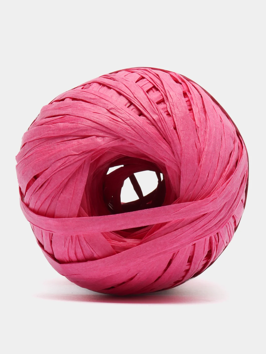 Розовый пряжа для вязания Raffia / пряжа "Рафия" 4 мотка