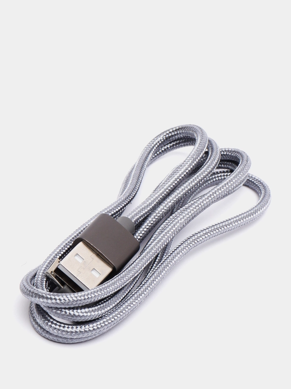 Кабель USB в нейлоновой оплетке, для micro, Lightning, type-C