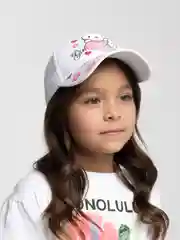 Белый кепки и бейсболки для девочки
