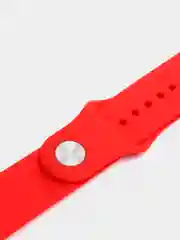 Красный силиконовые ремешки для Apple Watch 38/40/41 мм, 42/44/45 мм