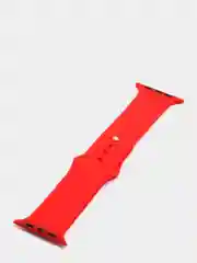 Красный силиконовые ремешки для Apple Watch 38/40/41 мм, 42/44/45 мм