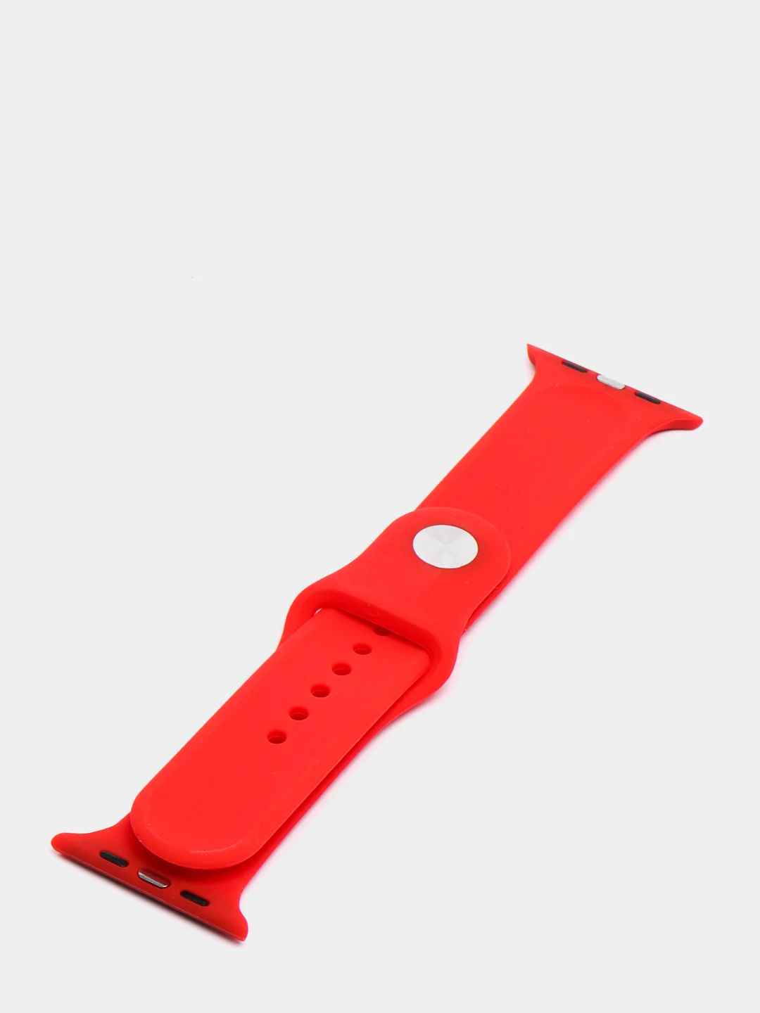 Красный силиконовые ремешки для Apple Watch 38/40/41 мм, 42/44/45 мм