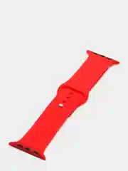 Красный силиконовые ремешки для Apple Watch 38/40/41 мм, 42/44/45 мм