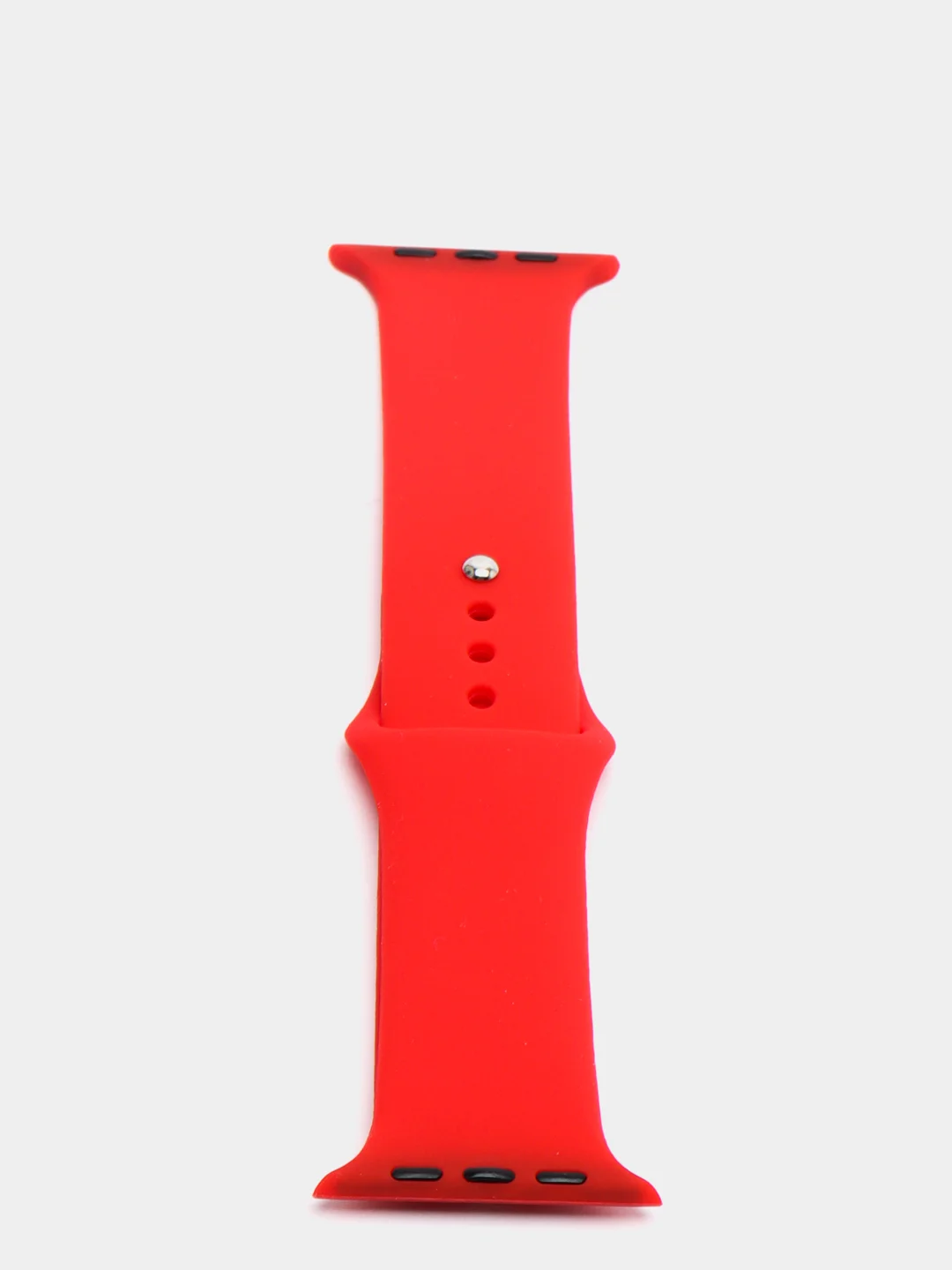 Красный силиконовые ремешки для Apple Watch 38/40/41 мм, 42/44/45 мм