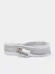 Серебряный кабель в нейлоновой оплетке USB for Micro+Lightning