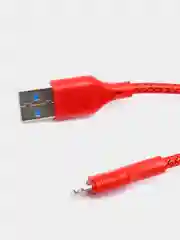 Красный кабель шнур USB-Lightning, 2 цвета