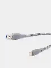 Серый меланж кабель шнур USB-Lightning, 2 цвета