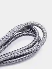 Серый меланж кабель шнур USB-Lightning, 2 цвета